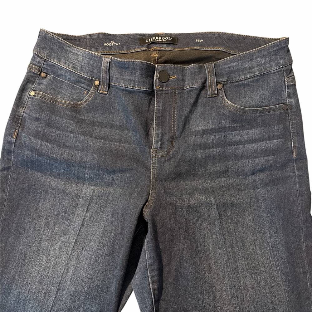 Liverpool Women's Dark Blue Boot Cut Jeans
